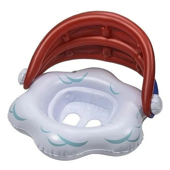 NEW Swim School BABY Float RAINBOW Cloud 6-18 Month Level 1 POOL Seat UPF50 Top - Picture 4 of 5